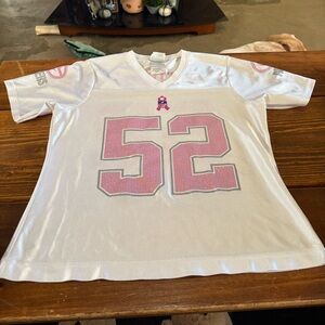 Women’s White and Pink Green Bay Packers Jersey